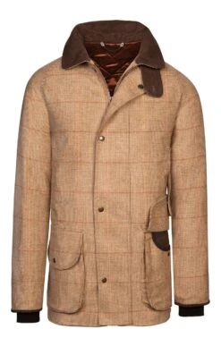 Men's Saxony Waterproof Shooting Coat -Men Clothing Sale TS30410RUSTBRNNAILHD 1