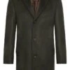 Men's Wool & Cashmere Paddock Coat -Men Clothing Sale TS30420DEEPOLIVE