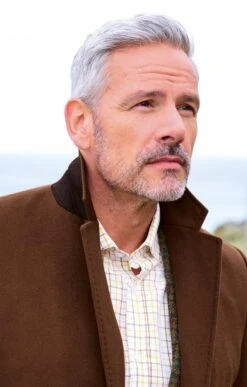 Men's Wool & Cashmere Paddock Coat 20 Men's Wool & Cashmere Paddock Coat -Men Clothing Sale TS30420VICUNA 1