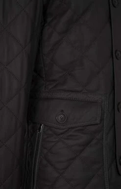 Men's Leather Quilted Jacket -Men Clothing Sale TS30801DKBROWNOLIVE 5