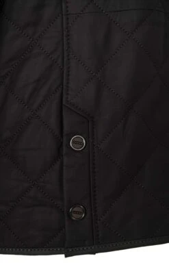 Men's Leather Quilted Jacket -Men Clothing Sale TS30801DKBROWNOLIVE 6