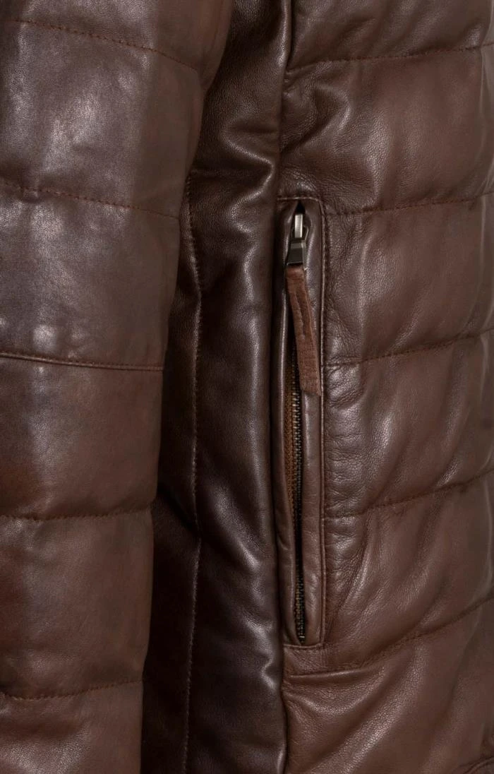 Men’s Padded Nappa Leather Jacket 8 Men’s Padded Nappa Leather Jacket - Image 6