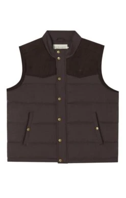 Men’s RM Williams Carnarvon Vest -Men Clothing Sale TS31100CHOCOLATE 2