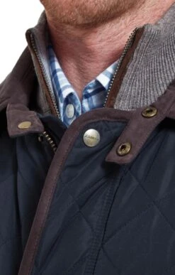 Men's Schoffel Barrowden Quilted Jacket -Men Clothing Sale TS36690MIDNIGHT 4