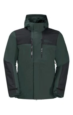 Men's Jack Wolfskin Jasper 3 In 1 Jacket -Men Clothing Sale TS48901BLACKOLIVE 6