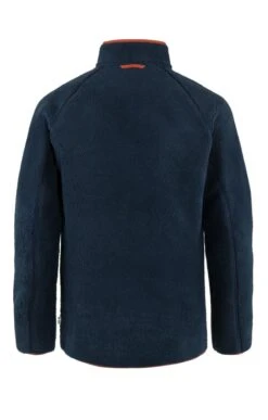 Men’s Fjallraven Vardag Pile Fleece Jacket -Men Clothing Sale TS58963NAVYAUTUMNLEAF 1