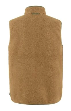 Men’s Fjallraven Vardag Pile Fleece Vest -Men Clothing Sale TS58964BUCKWHEATGREEN 2