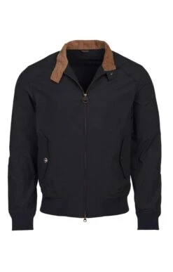 Men’s Barbour International Steve McQueen Harrington Jacket -Men Clothing Sale TS68121NAVY 3