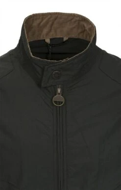 Men’s Barbour International Steve McQueen Harrington Jacket -Men Clothing Sale TS68121SAGE 2
