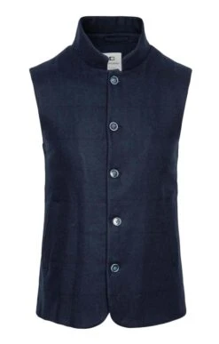 Men's Wool Rich Padded Waistcoat -Men Clothing Sale TS73590NAVY 1