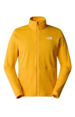 Mens The North Face Quest Zip-In Triclimate Jacket -Men Clothing Sale TS78901SUMMITGOLDBLACK 3
