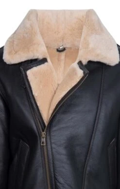 Men's Leather Flying Jacket -Men Clothing Sale TS81140DKBROWN 2