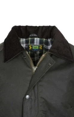 Mens Horseman Wax Jacket -Men Clothing Sale TS99301OLIVE 3