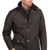 Mens Barbour Prestbury Wax Jacket -Men Clothing Sale TS99343RUSTIC