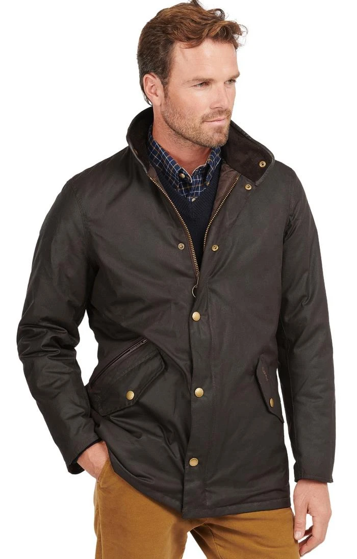 Mens Barbour Prestbury Wax Jacket 3 Mens Barbour Prestbury Wax Jacket