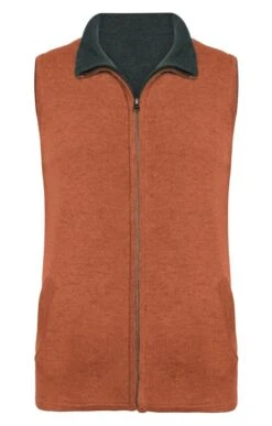Men's Lambswool Reversible Gilet -Men Clothing Sale TT00923TWEEDGREENEMBER 1