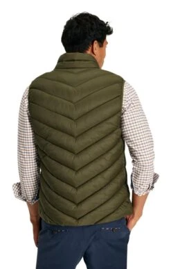 Men's Joules Garret Padded Gilet -Men Clothing Sale TW23213HERITAGEGREEN 1